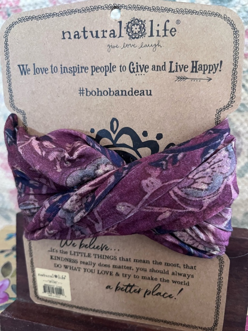 Natural Life Full-size Boho Bandeau Headband - Picture 9 of 14